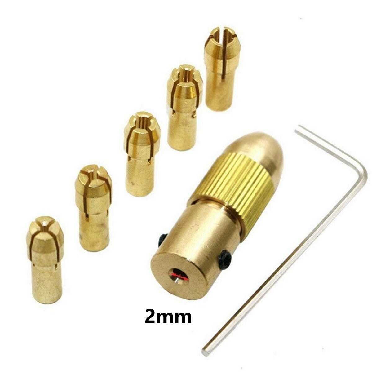 PORTA BROCA/CHUCK 10PIEZAS EJE 2mm