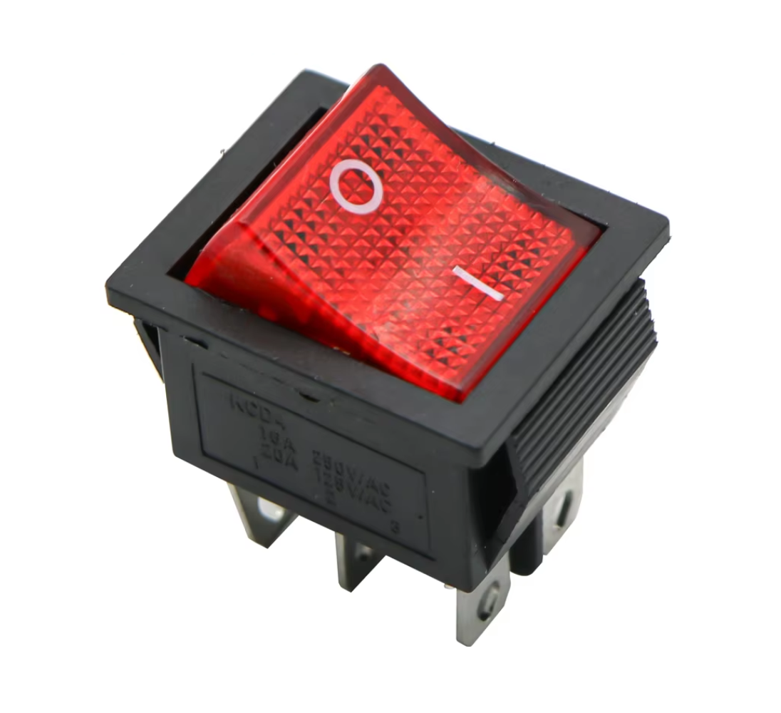 SWITCH KCD4 25*31 ROJO