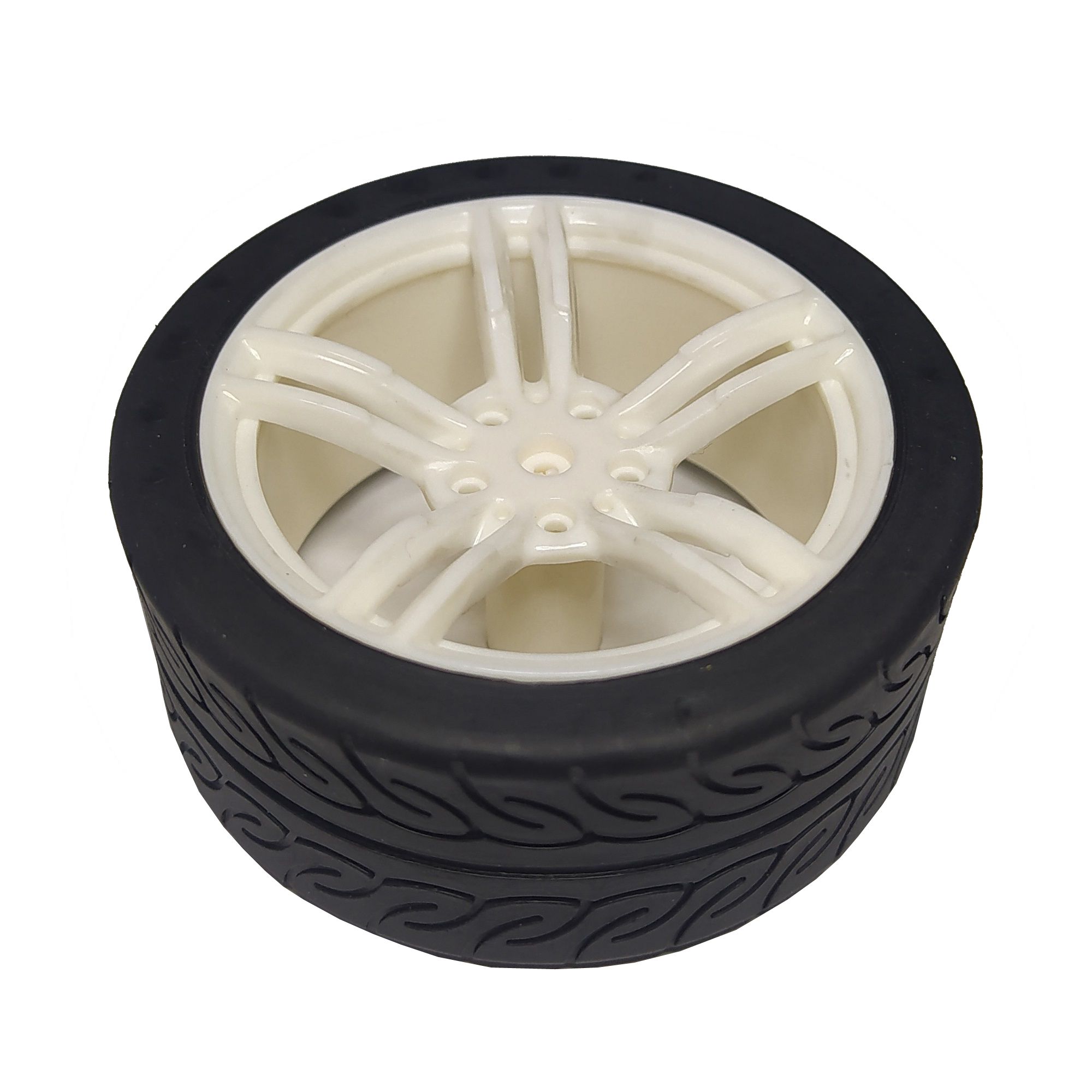 RUEDA WHITE/ BLACK 65×27.5mm
