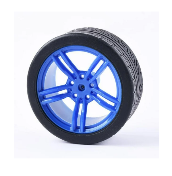 RUEDA BLUE/BLACK 65x27mm