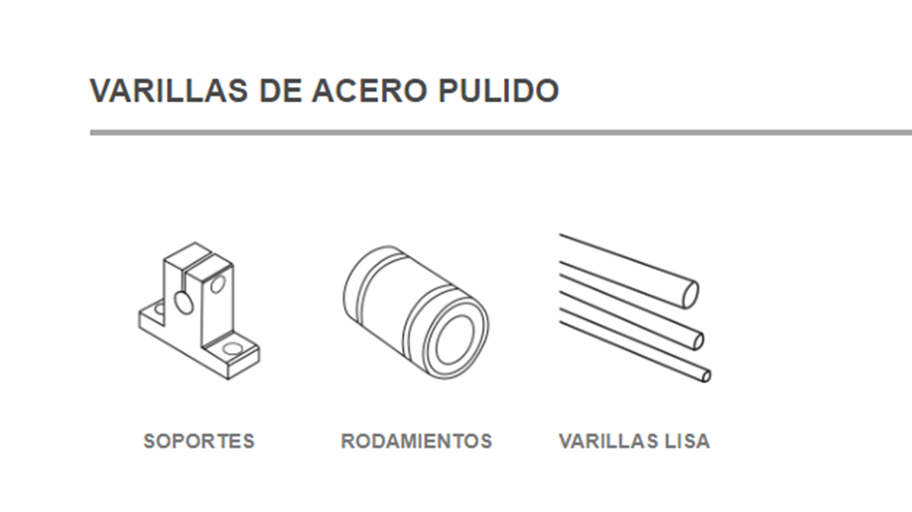 VARILLAS DE ACERO PULIDO