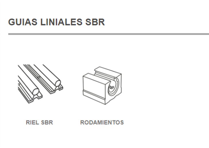 GUIAS LINIALES SBR