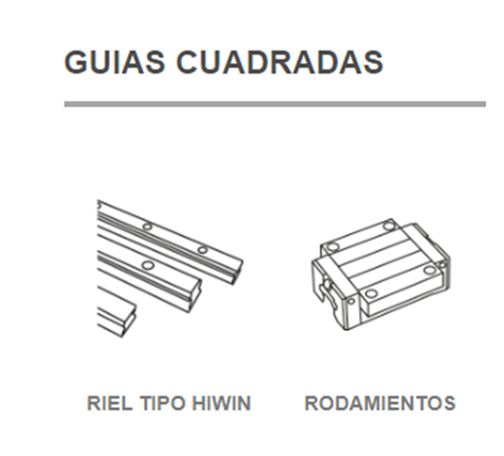 GUIAS CUADRADAS