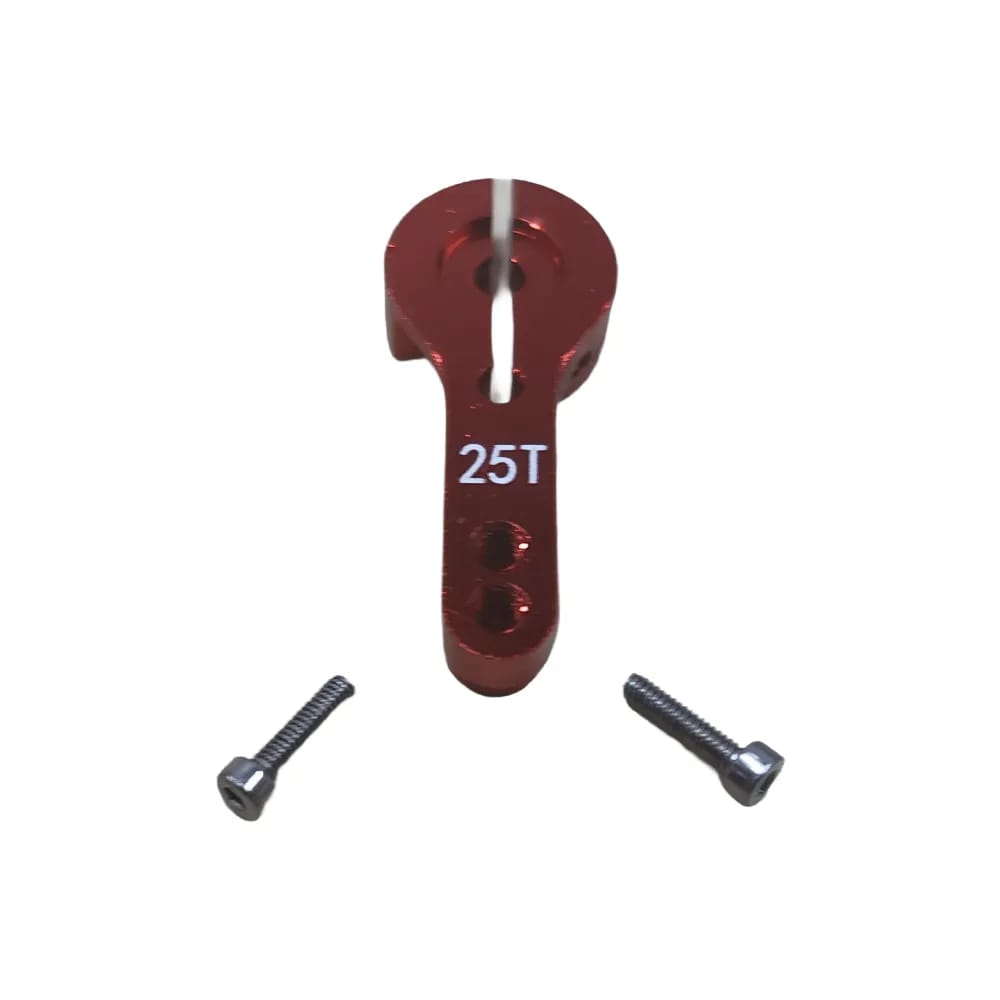 BRAZO DE ALUMINIO 25T PARA SERVO MG996/MG995/MG946/SG5010/S3003