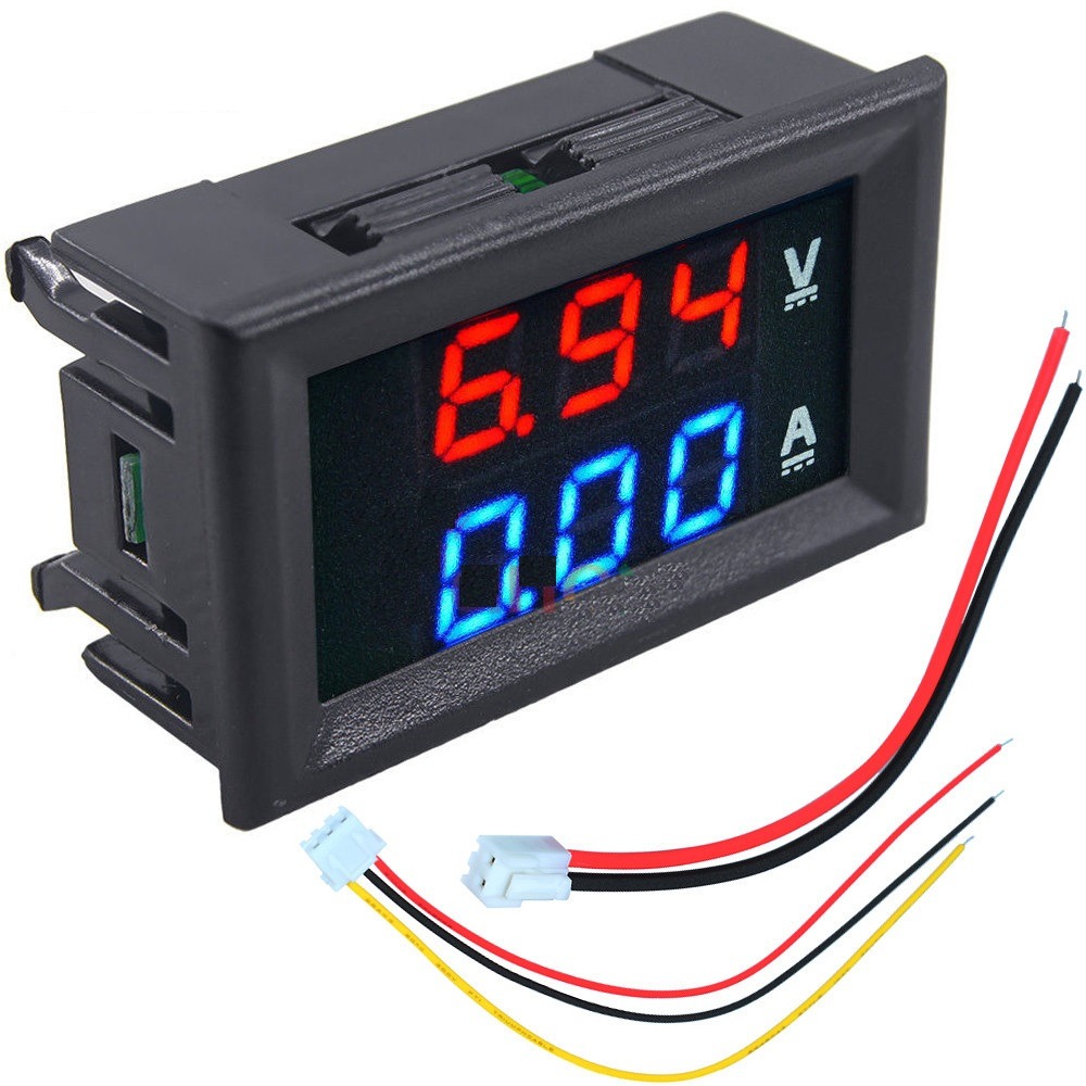 Voltímetro Amperímetro Digital DC de 0-100VDC a 10A