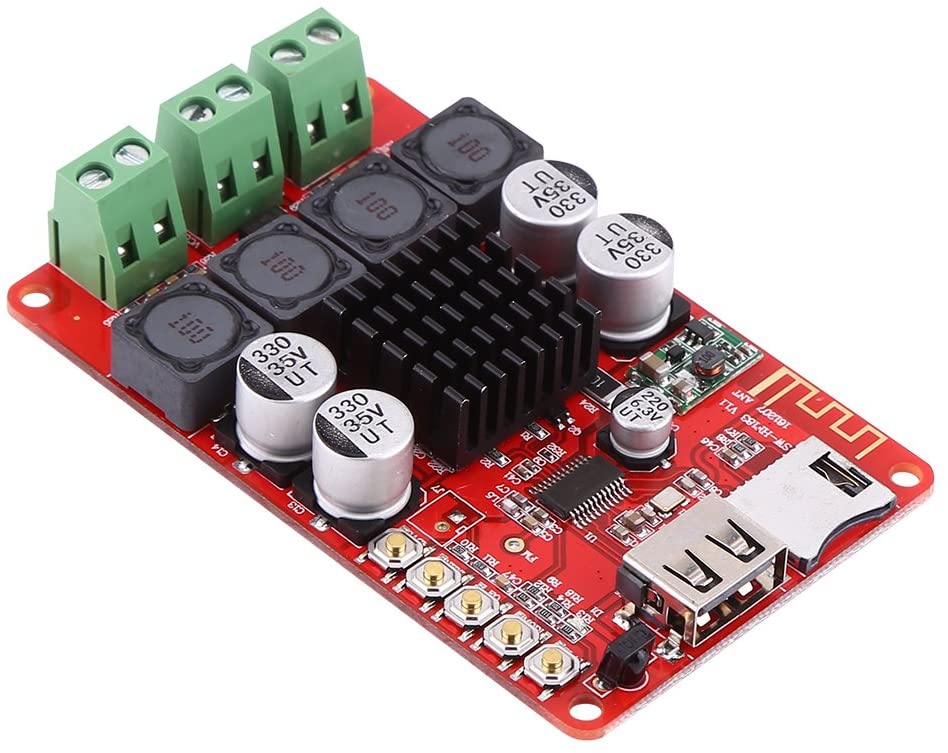 AMPLIFICADOR TPA 3116 2 X 50W CON BLUETOOTH Y CONTROL IR