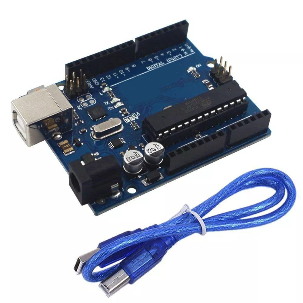 ARDUINO UNO R3 CON CABLE USB COMPATIBLE