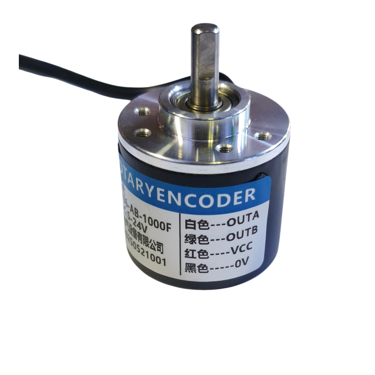ENCODER ROTATORIO INCREMENTAL HN3806-AB-1000F DC 5V-24V