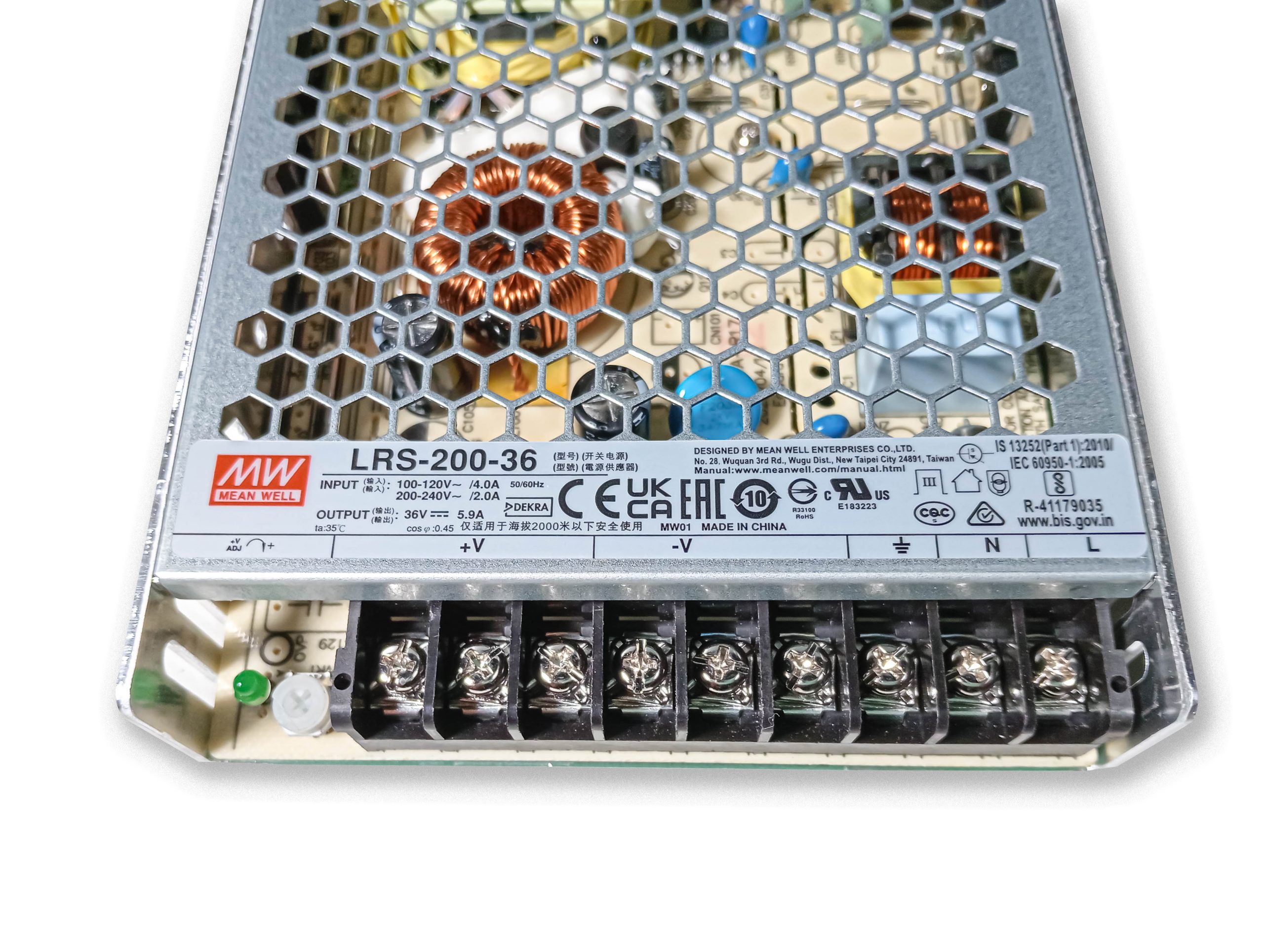 FUENTE MEAN WELL LRS-200-36 36V 5.9A