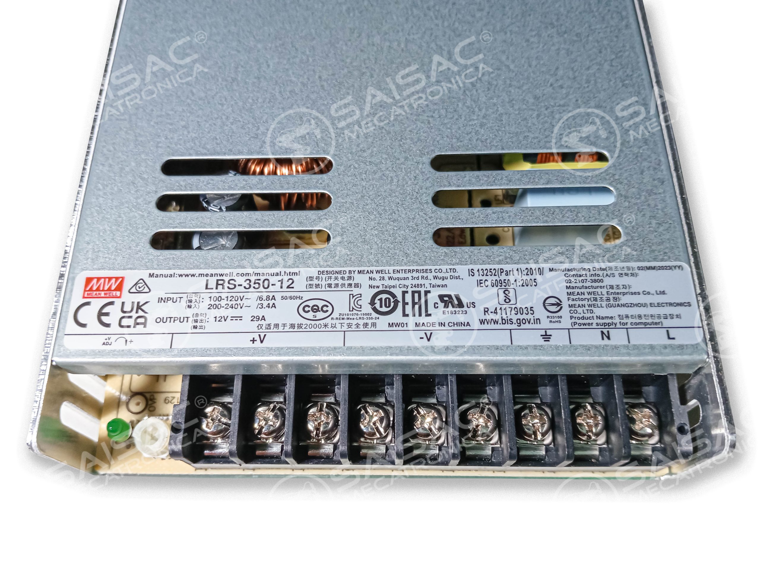 FUENTE MEAN WELL LRS-350-36 36V-9.7A