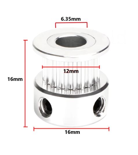 POLEA DENTADA GT2 – T20 W6 – 6.35mm