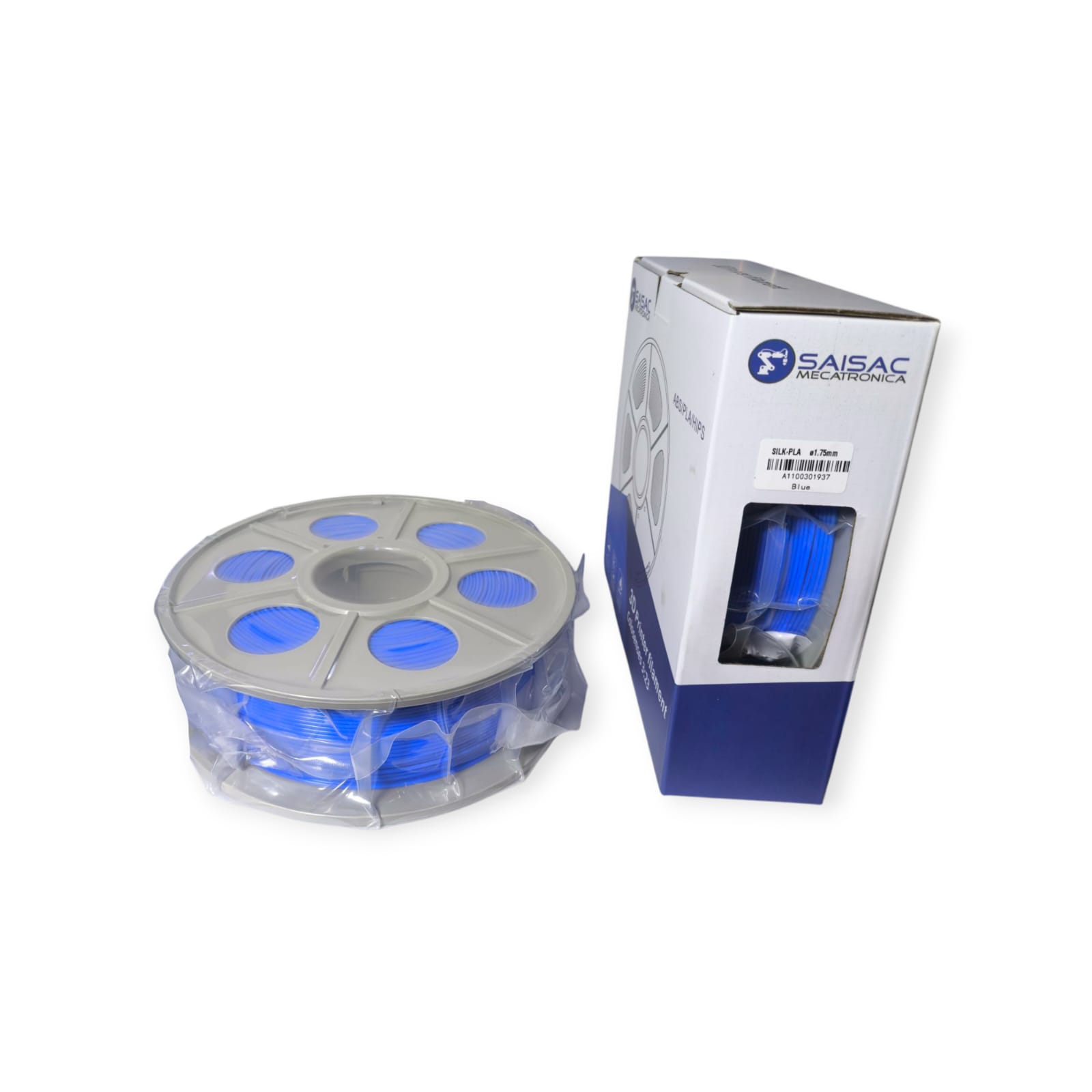 FILAMENTO PLA SILK 1.75mm 1KG BLUE