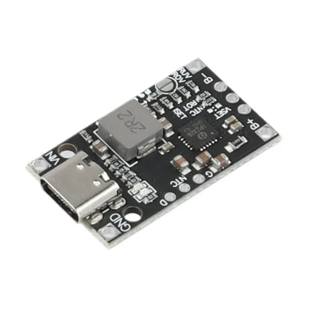 MODULO CARGADOR DE BATERIAS DE LITIO 18650, BMS 2S ENTRADA TIPO C