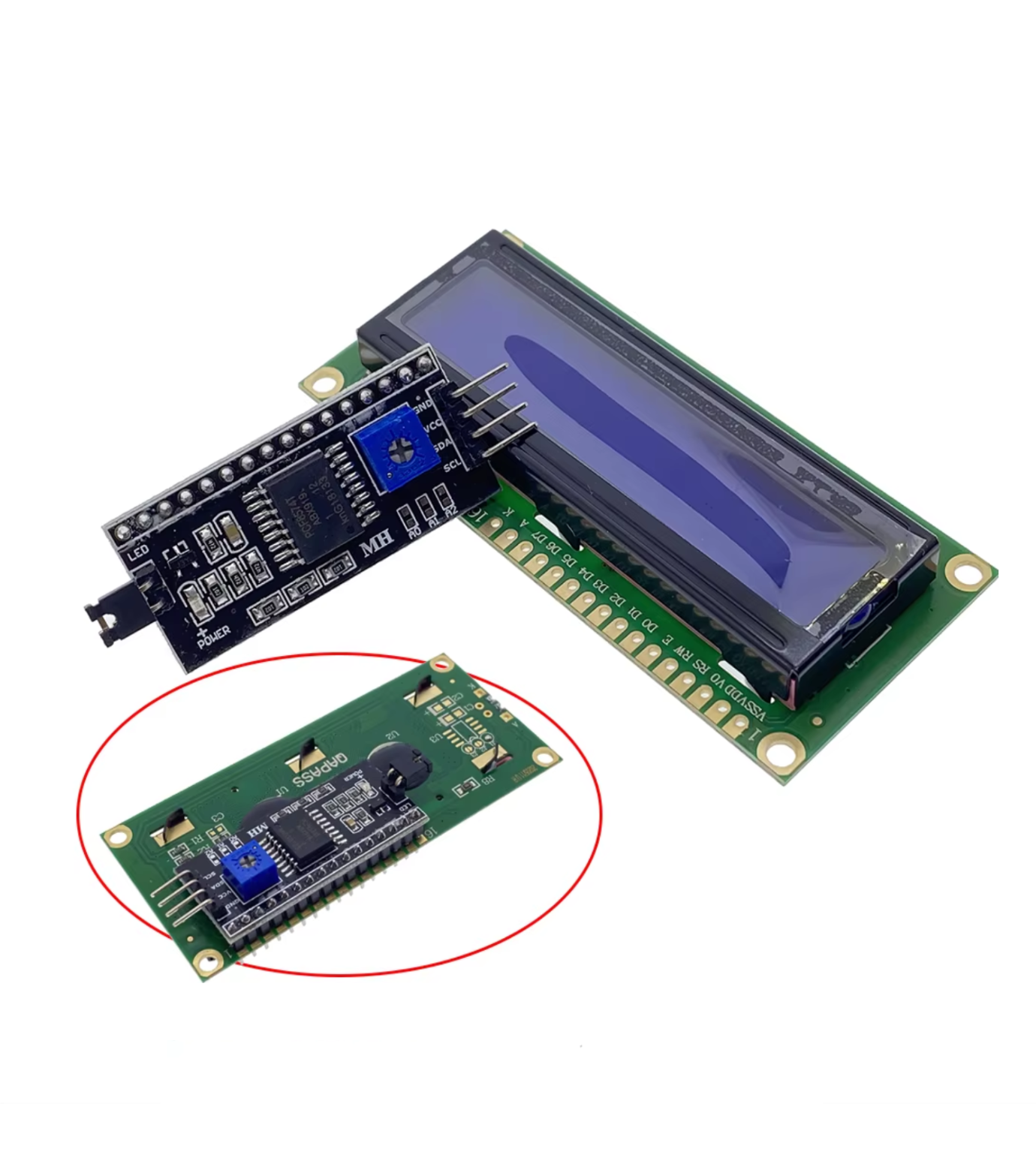 PANTALLA LCD 16×2 + I2C