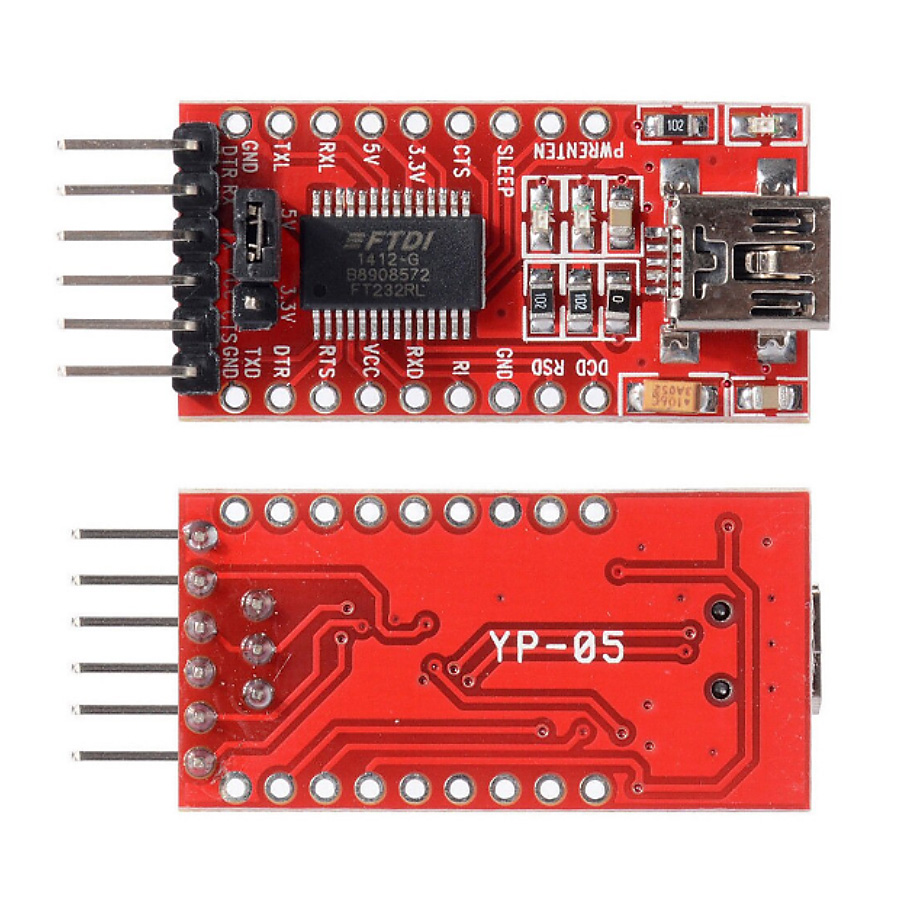 CONVENSOR FT232RL MINI USB A SERIAL