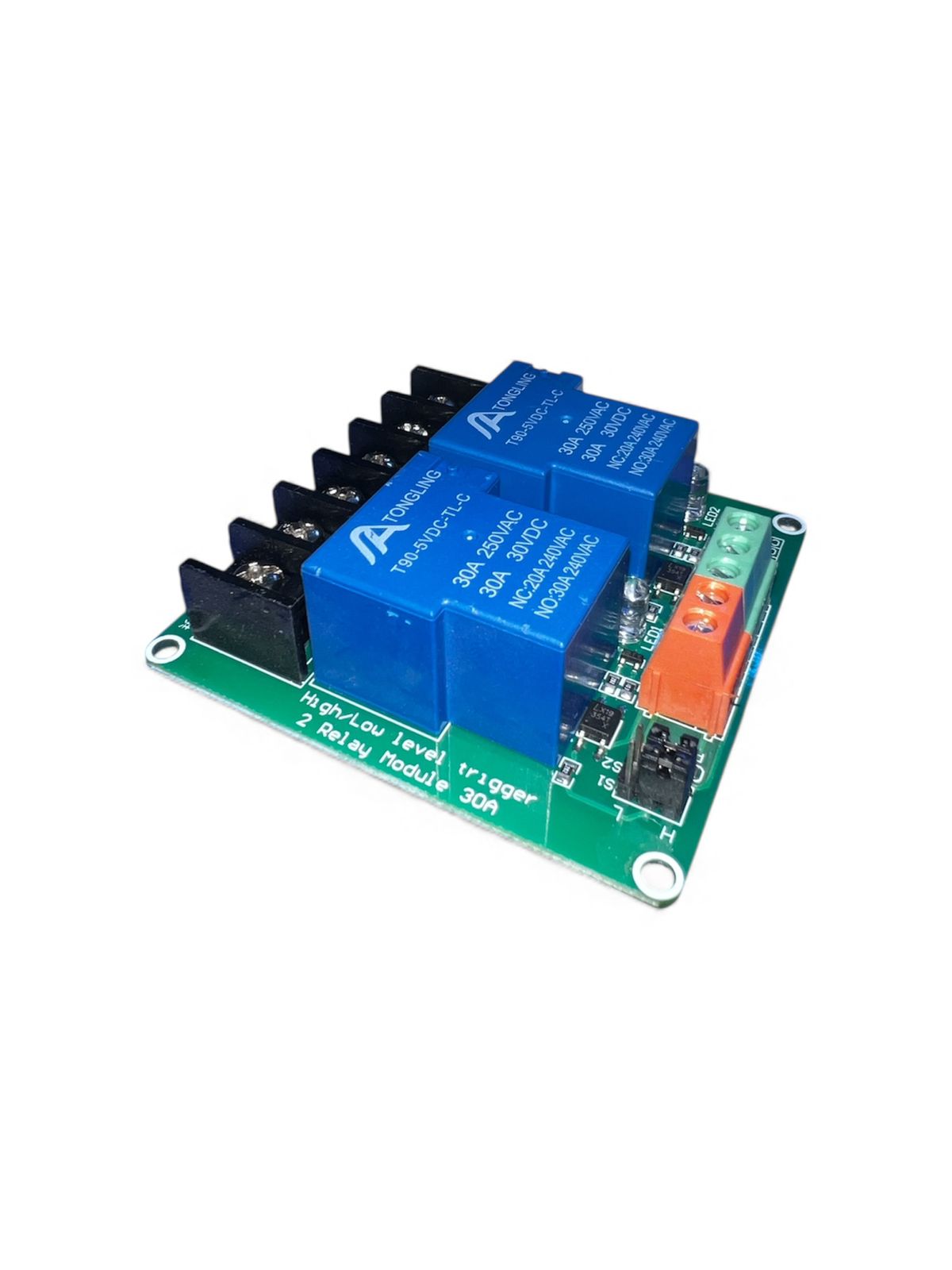 MODULO 2 RELAY 5VDC 30A