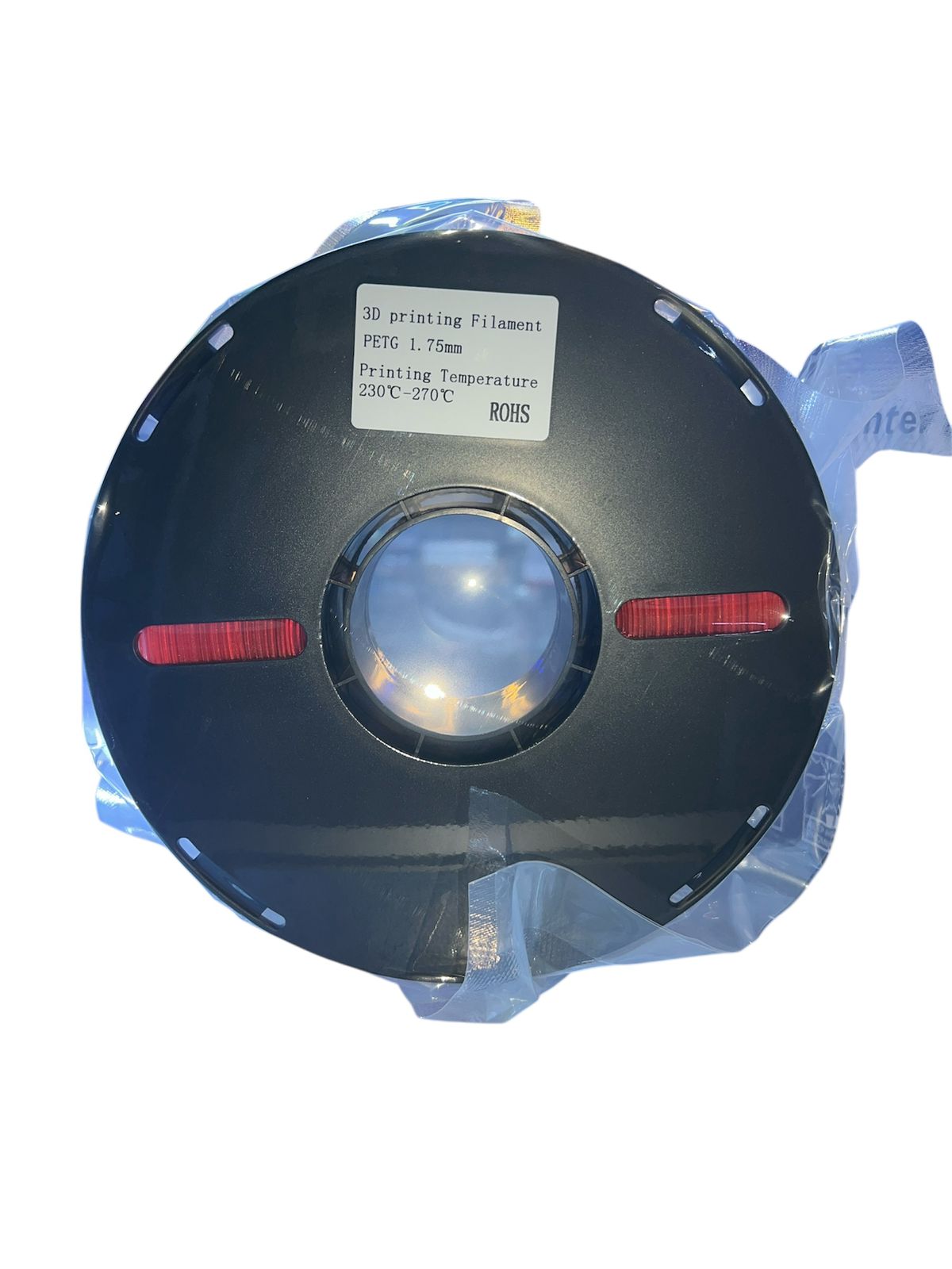 FILAMENTO PETG ROJO TRANSPARENTE 1.75mm 1KG