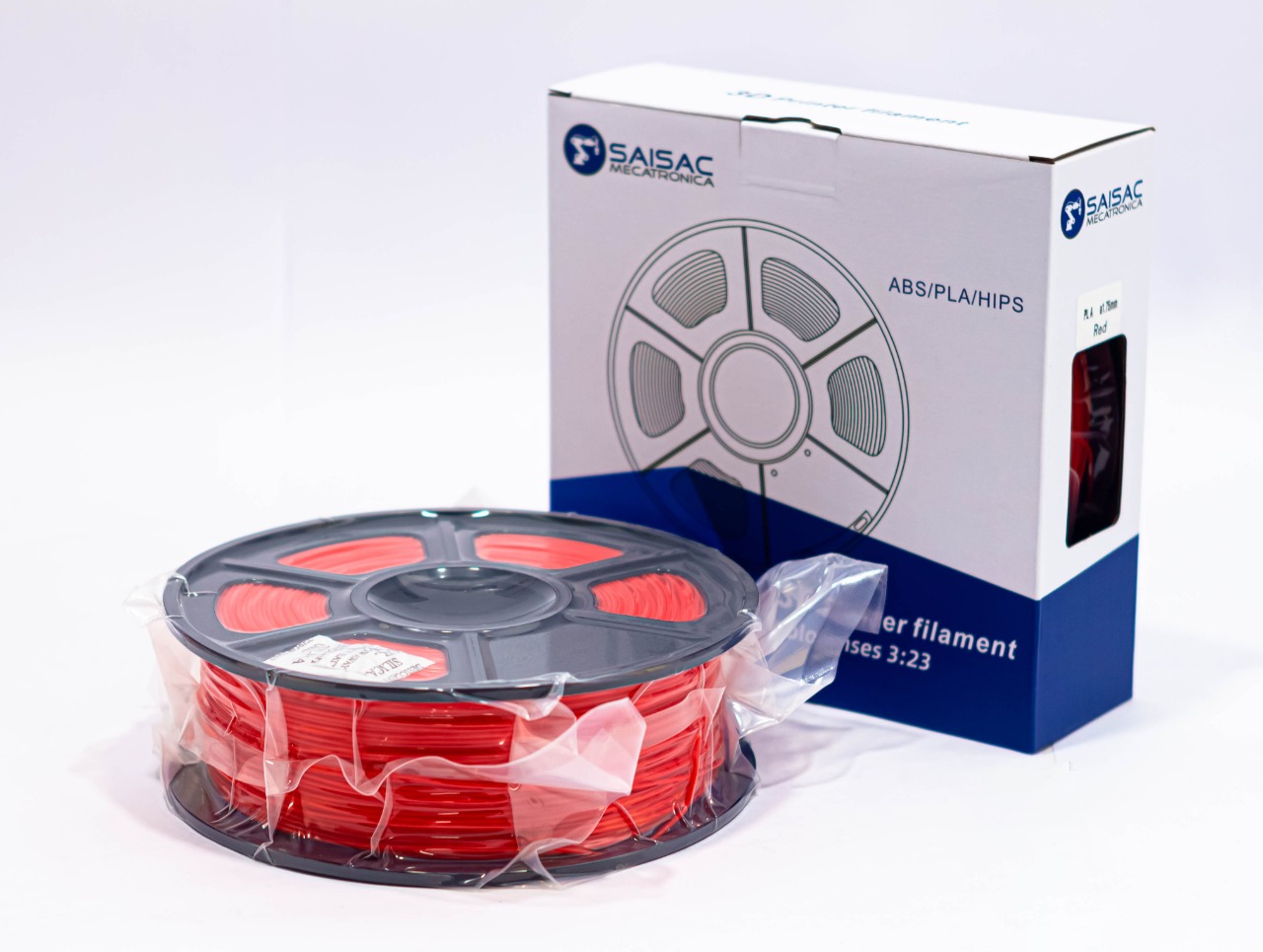 FILAMENTO PLA ROJO 1.75mm 1KG