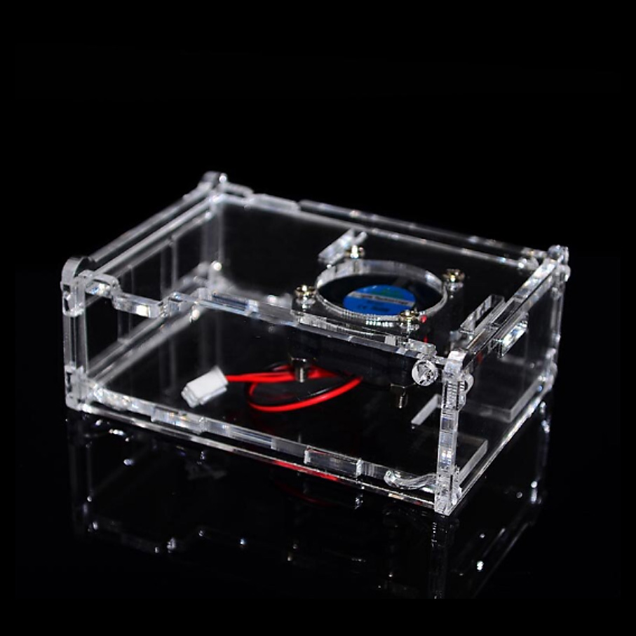 CASE ACRILICO CON VENTILADOR RASPBERRY PI3