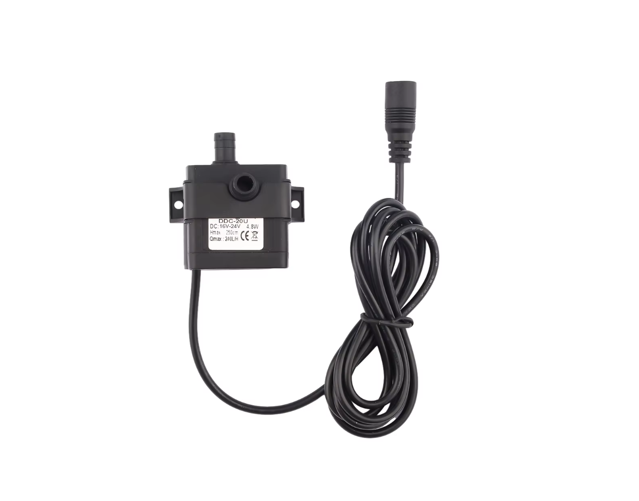 MINI BOMBA DE AGUA SUMERGIBLE 24V DC 4.8W