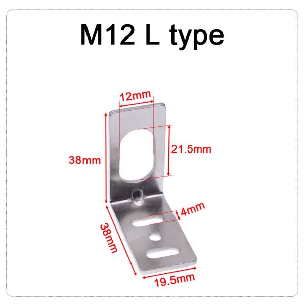 SOPORTE DE MONTAJE L-M12 – 90°
