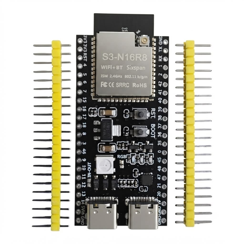 ESP32-S3 DevKit C N16R8 CON CONECTOR IPEX PARA ANTENA EXTERNA