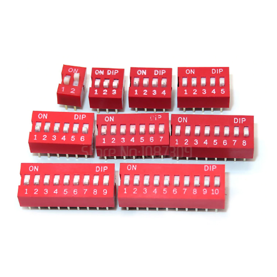 DIP SWITCH ROJO