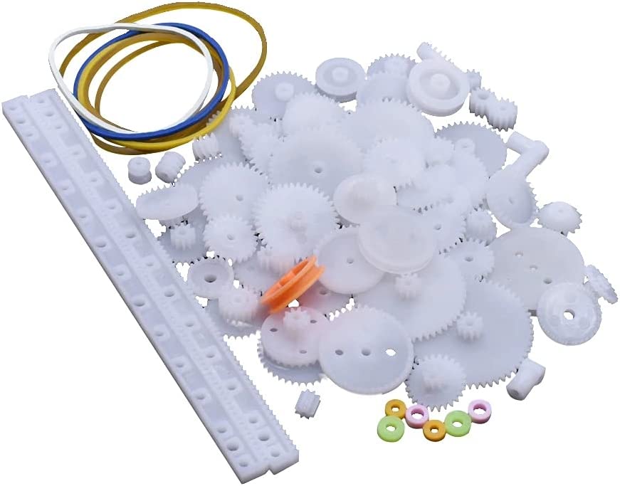 KIT 75 ENGRANAJES BLANCOS