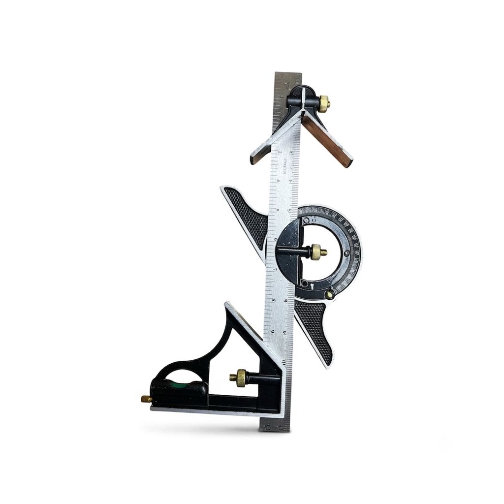ESCUADRA ANGULAR COMBINADA MULTIFUNCIONAL (30 CM)