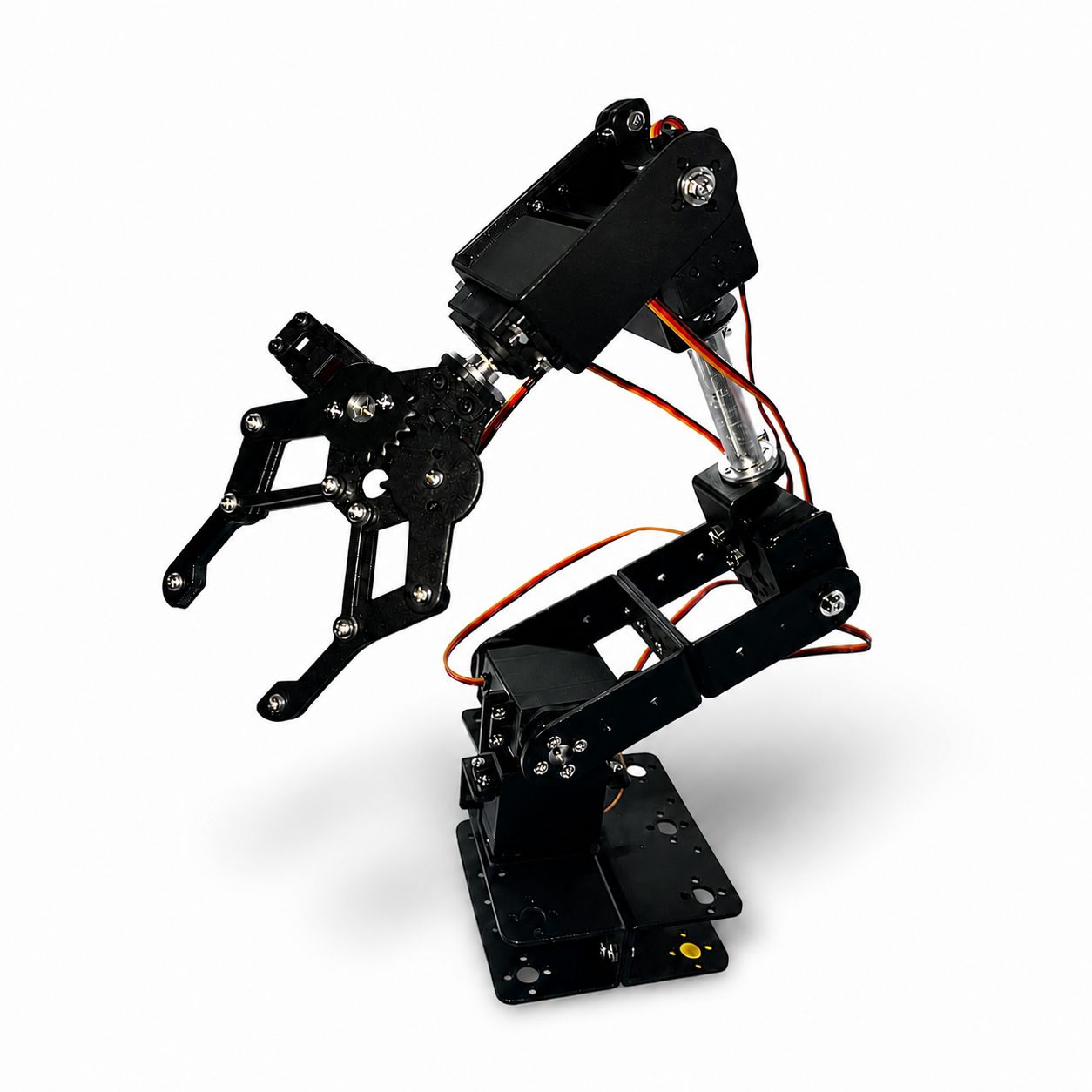 KIT DE BRAZO ROBOTICO 6DOF CON GARRA Y 6 SERVOS MG996