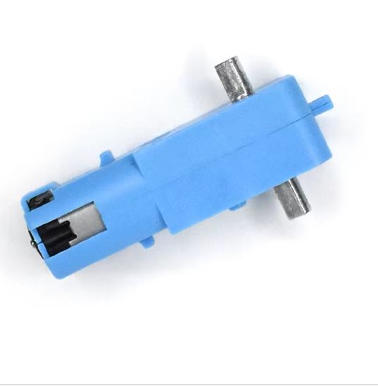 MOTORREDUCTOR AZUL 6V ENGRANAJE DE METAL
