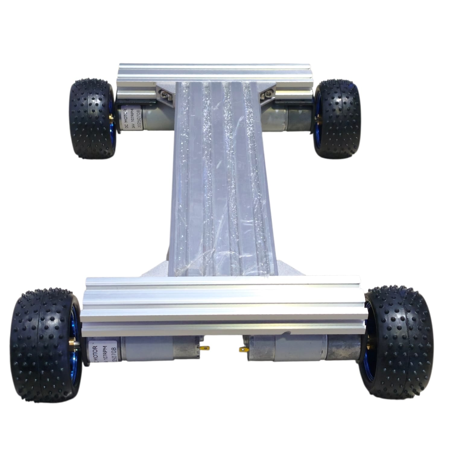 KIT DE CHASIS 4WD DE ALUMINIO CON RUEDAS DE 85MM