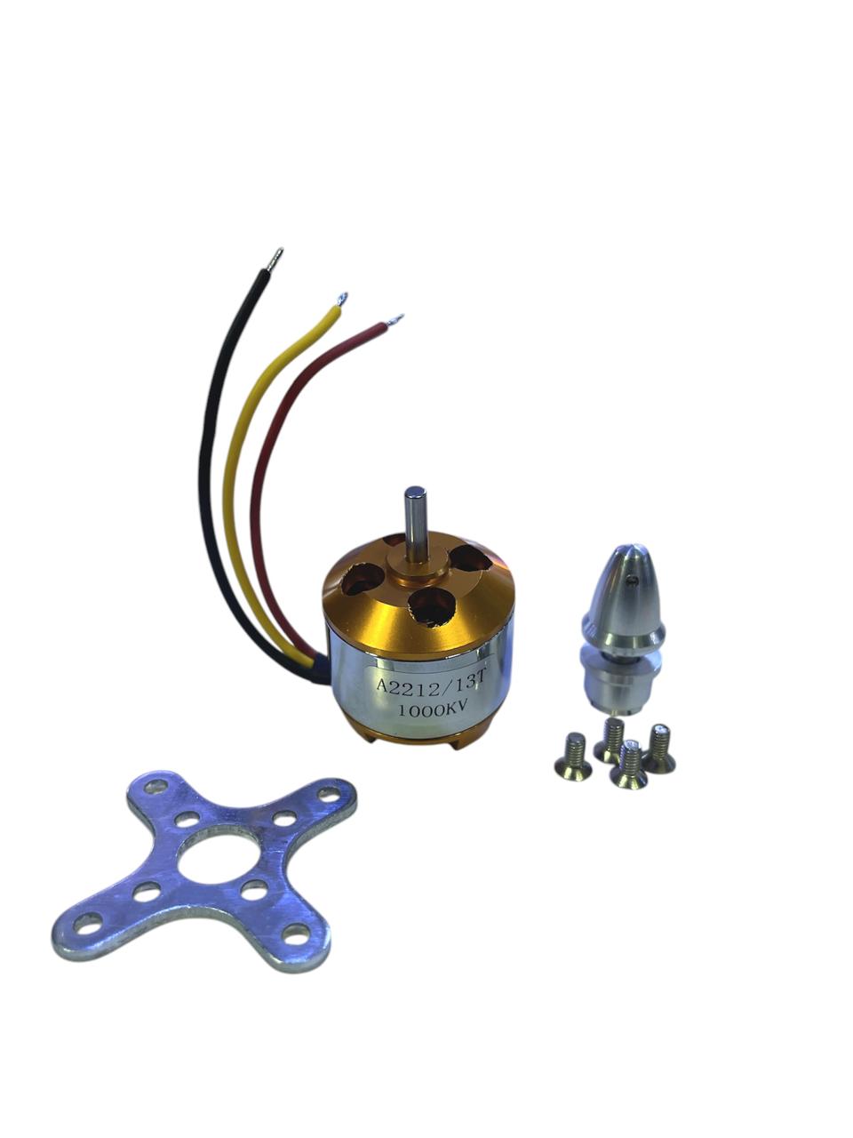 MOTOR BRUSHLESS A2212 KV1000 + DRIVER ESC 30A + HELICES