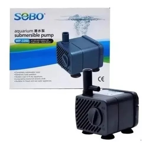 BOMBA DE AGUA SUMERGIBLE WP-3200 220VAC 5W
