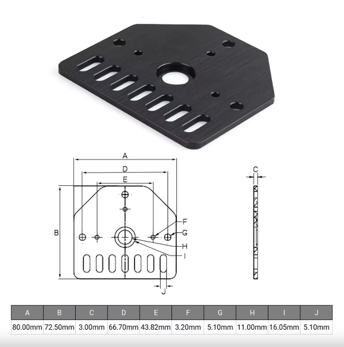 RACK POTENCIA NEMA 23
