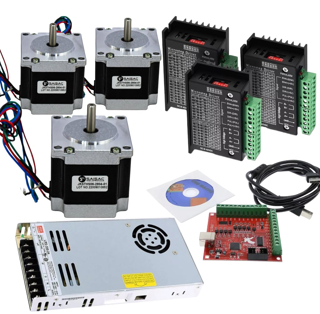 KIT PARA CNC DE NEMA 23 1.23Nm CON DRIVER TB6600