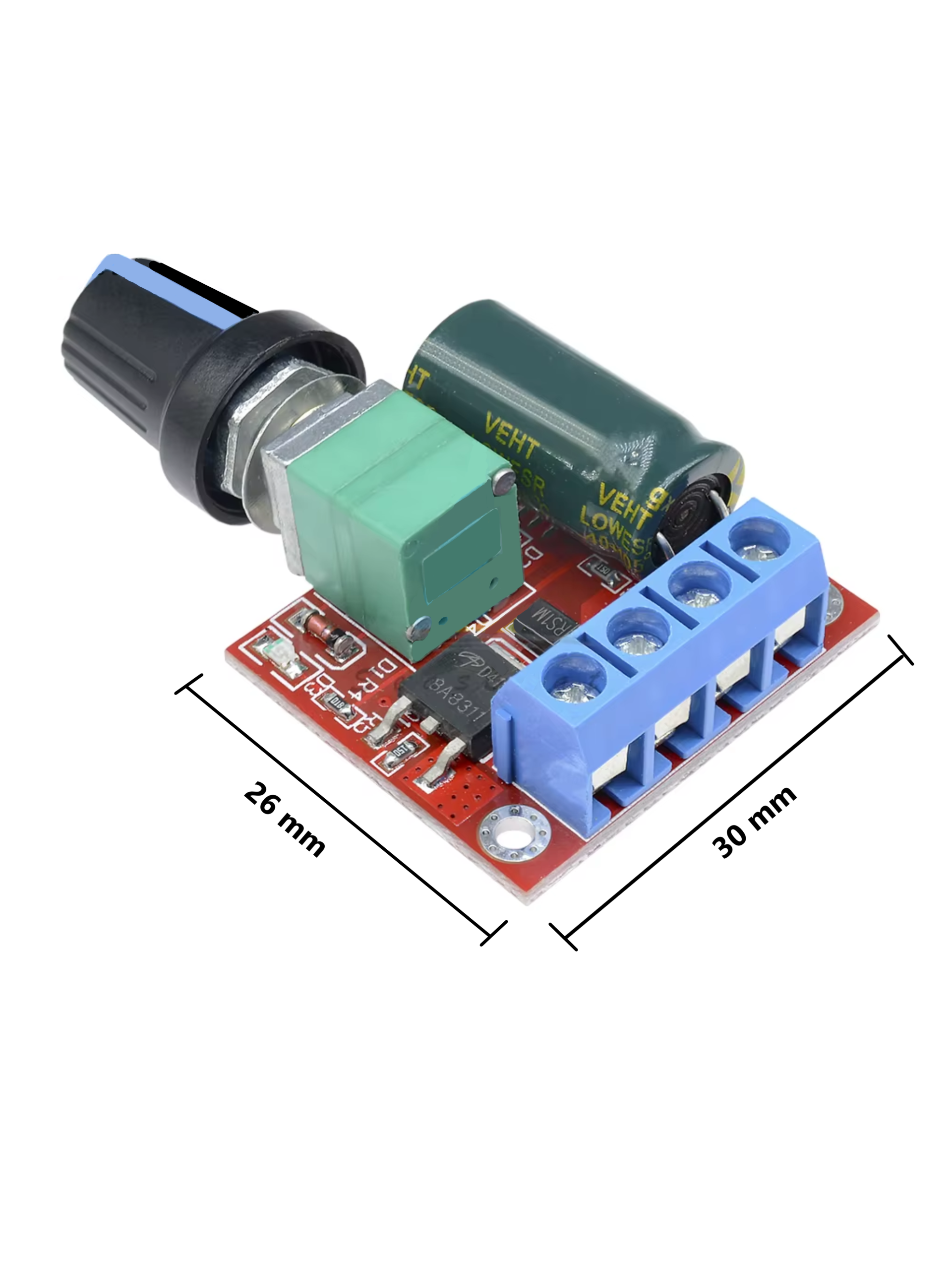 Módulo control de velocidad 90W DC
