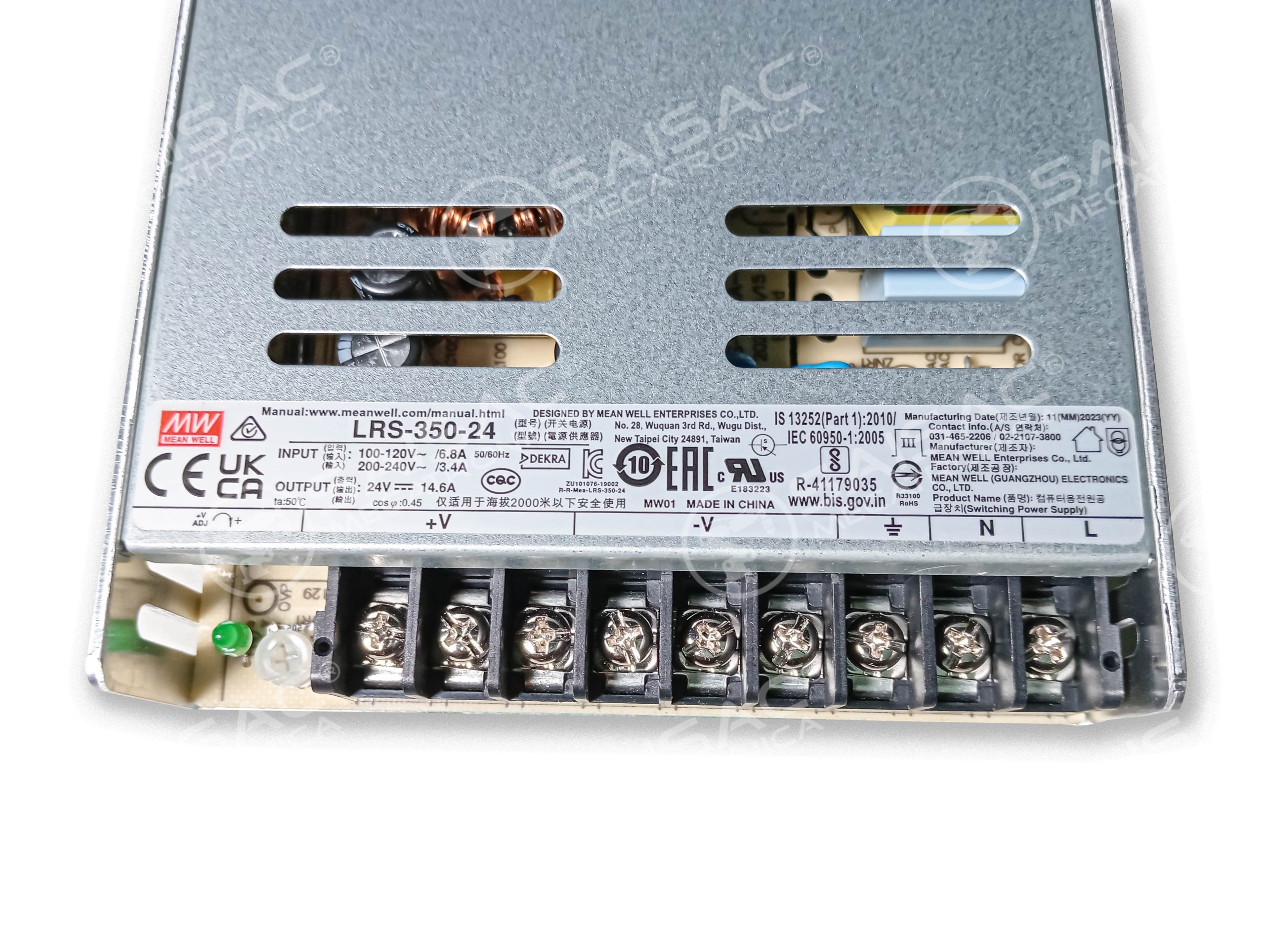 FUENTE MEAN WELL LRS-350-24 24v 14.6A