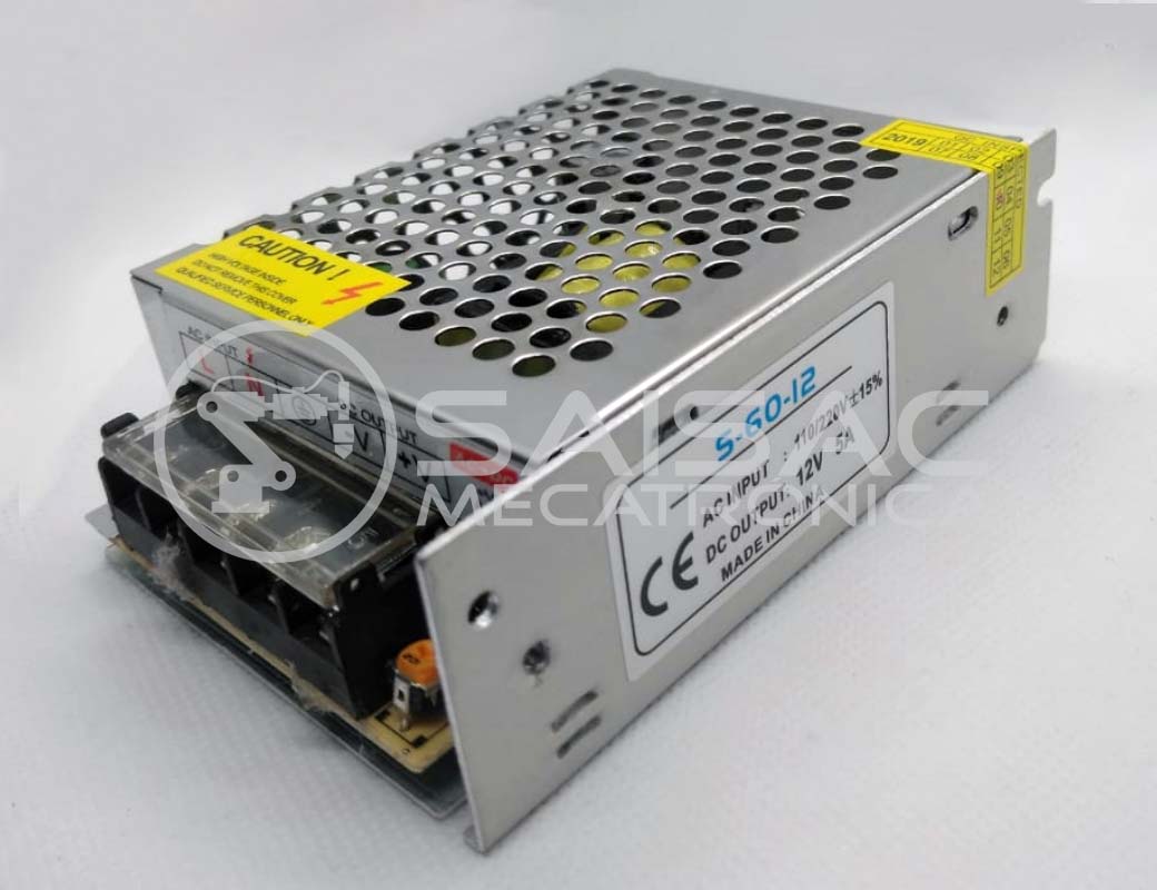FUENTE DE ALIMENTACION 12V 5A S-60-12