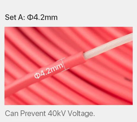 CABLE DE ALTO VOLTAJE 40KV x 1M PARA FUENTE DE LASER CO2
