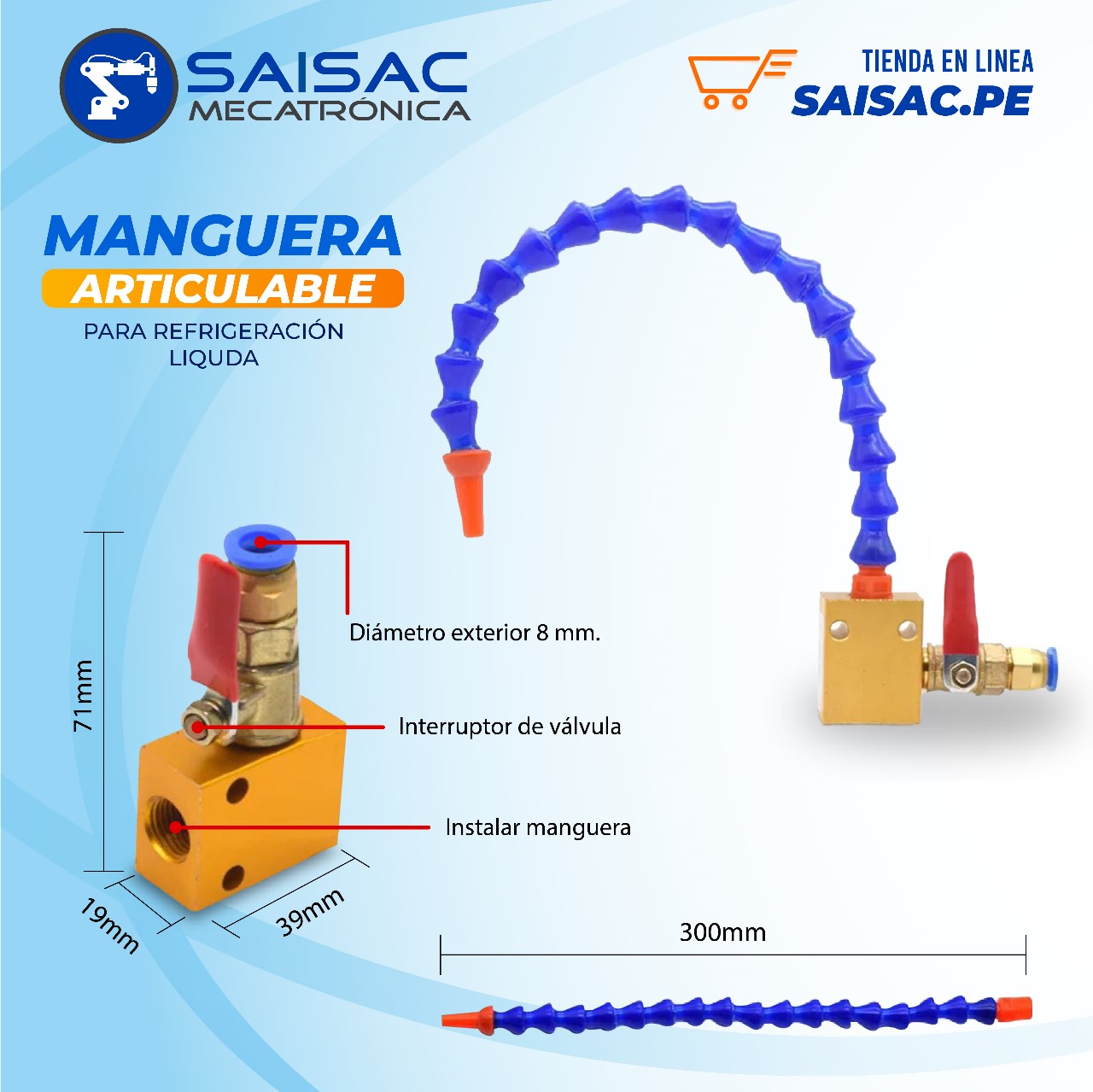 MANGUERA ARTICULABLE