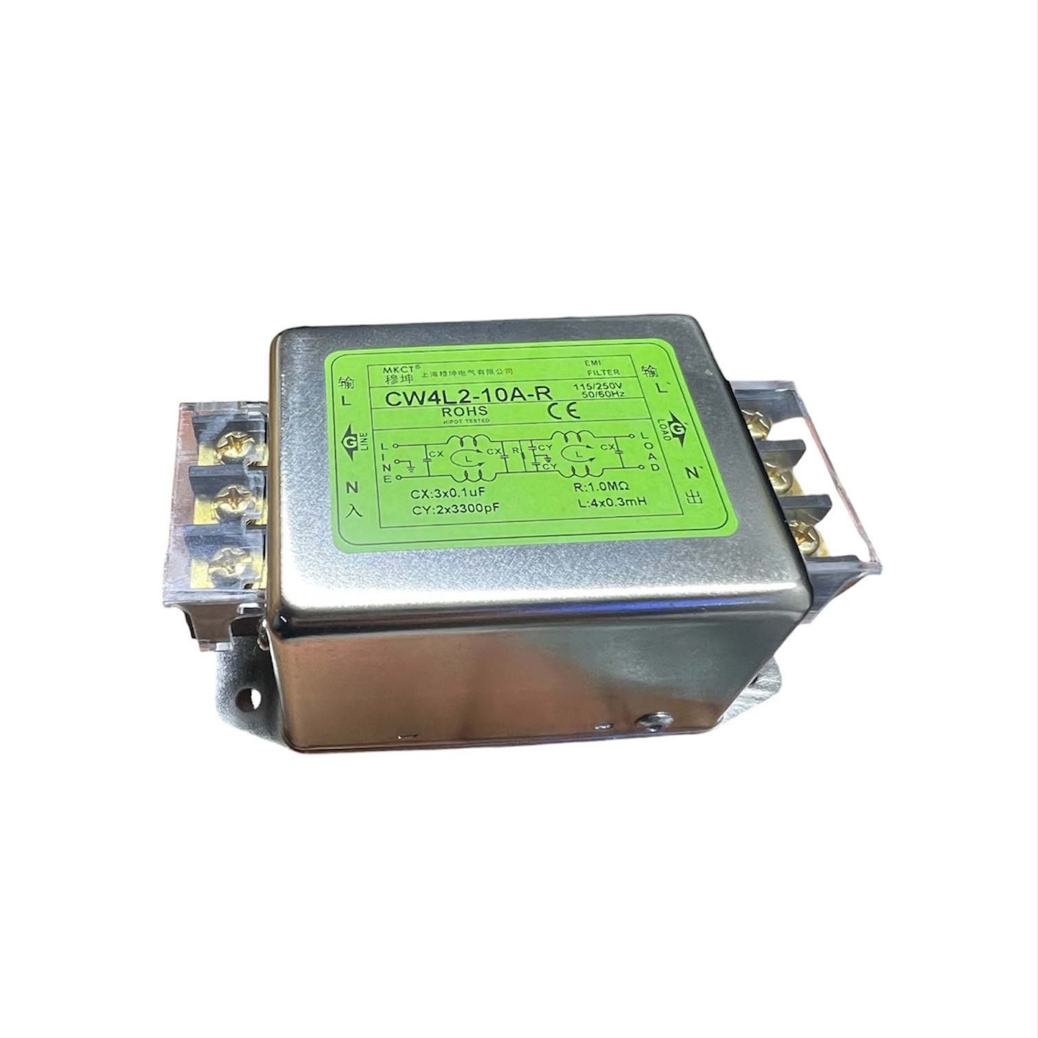 FILTRO DE LINEA EMI/MC- CW4L2-10A-R