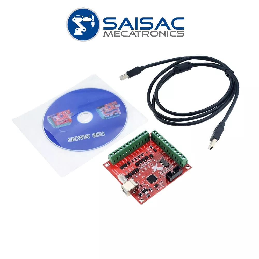 CONTROLADOR CNC – INTERFAZ COMPATIBLE CON MACH3 USB 4 EJES