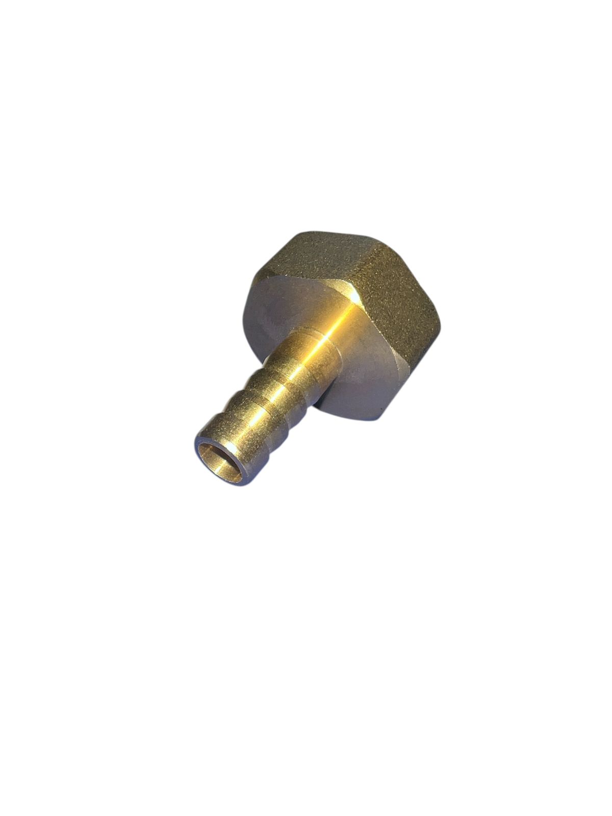 CONECTOR DE BRONCE HEMBRA CON ROSCA Y ESPIGA 3/4 x 10MM