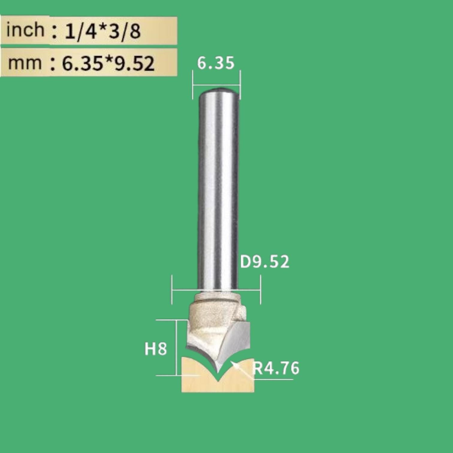 FRESA DE BOLEADO 1/4″*3/8″ WEITOL