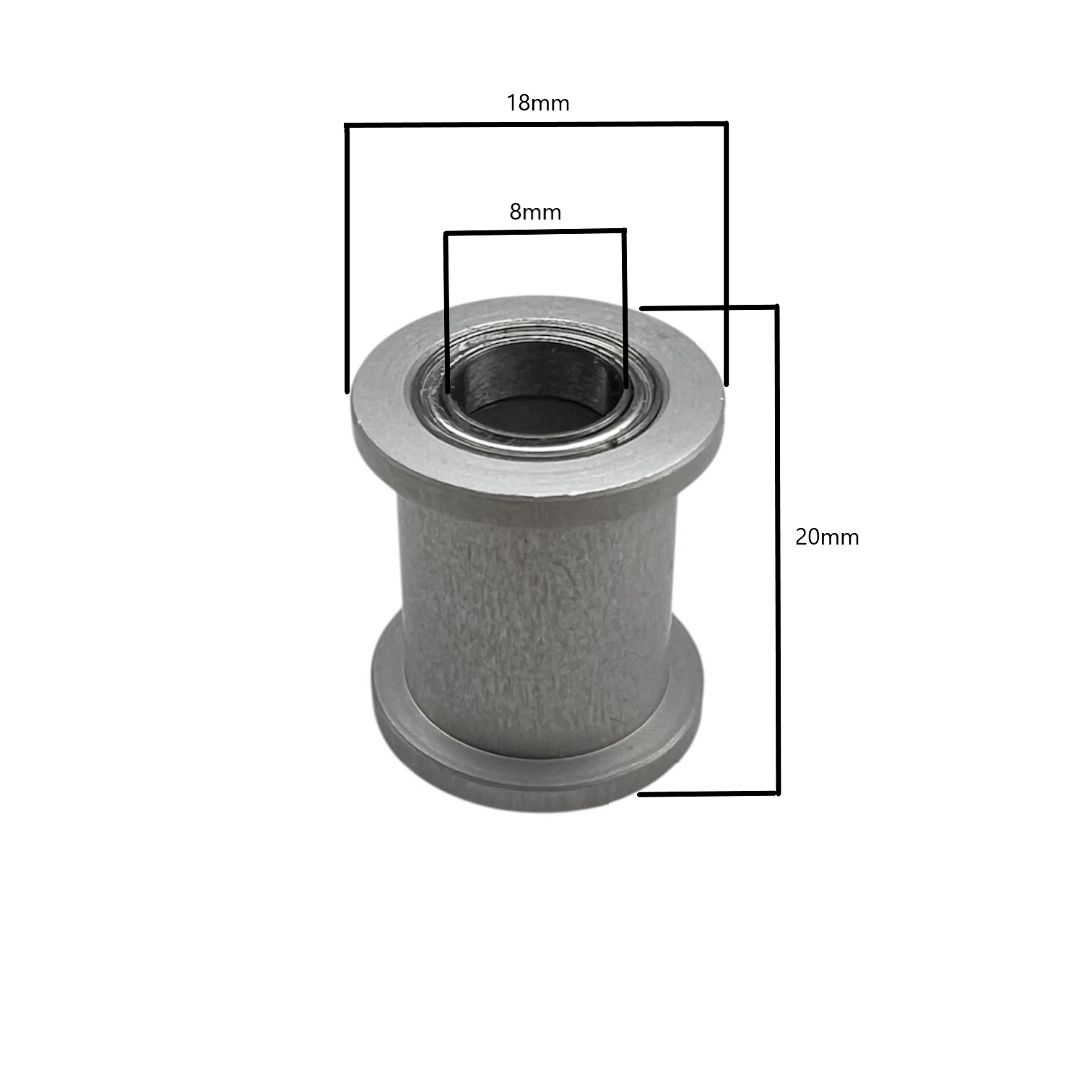 POLEA LOCA EN H W15-8mm D18L20