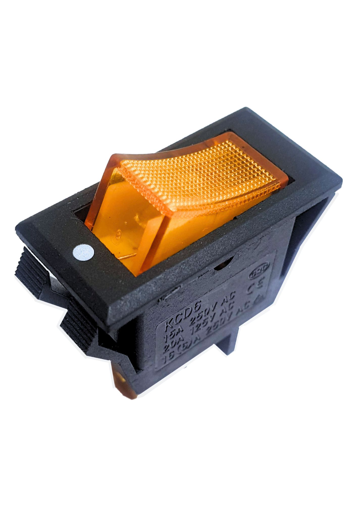 SWITCH KCD6 16*32 YELLOW