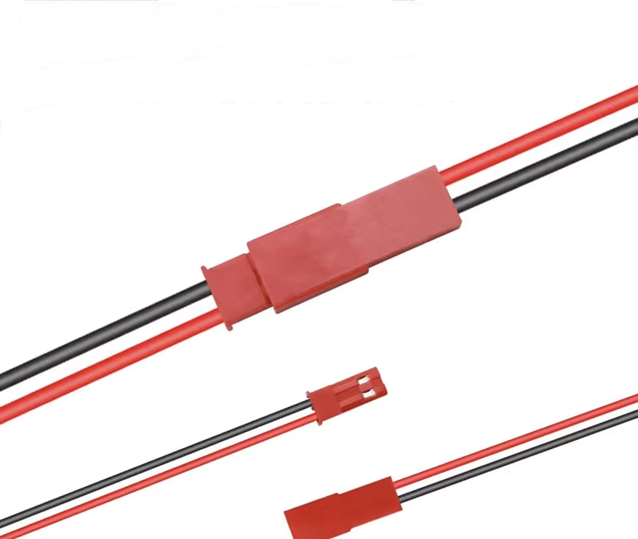 CABLE CONECTOR JST-RCY 2PIN MACHO-HEMBRA
