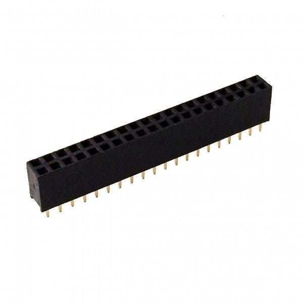 ESPADIN HEMBRA DOBLE 2X40PIN 2.54mm
