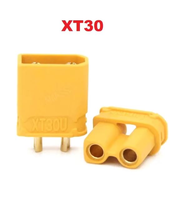 CONECTOR XT30 MACHO/HEMBRA